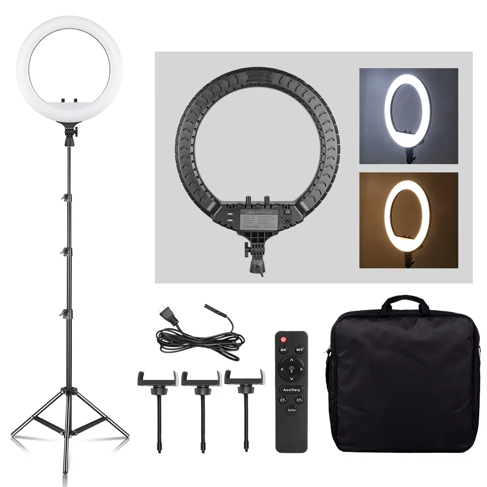 Photography Lighting Circle - SH 18 Zoll Ringlicht LED Selfie-Videolampe