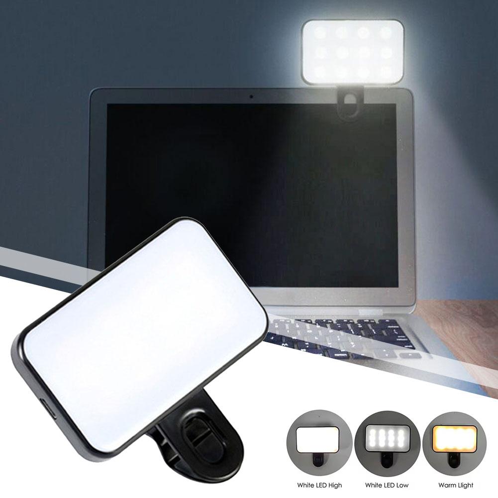 Quality Photography Lighting - Taschen-LED-Selfie-Licht für iPhone, iPad, Handy, Laptop,