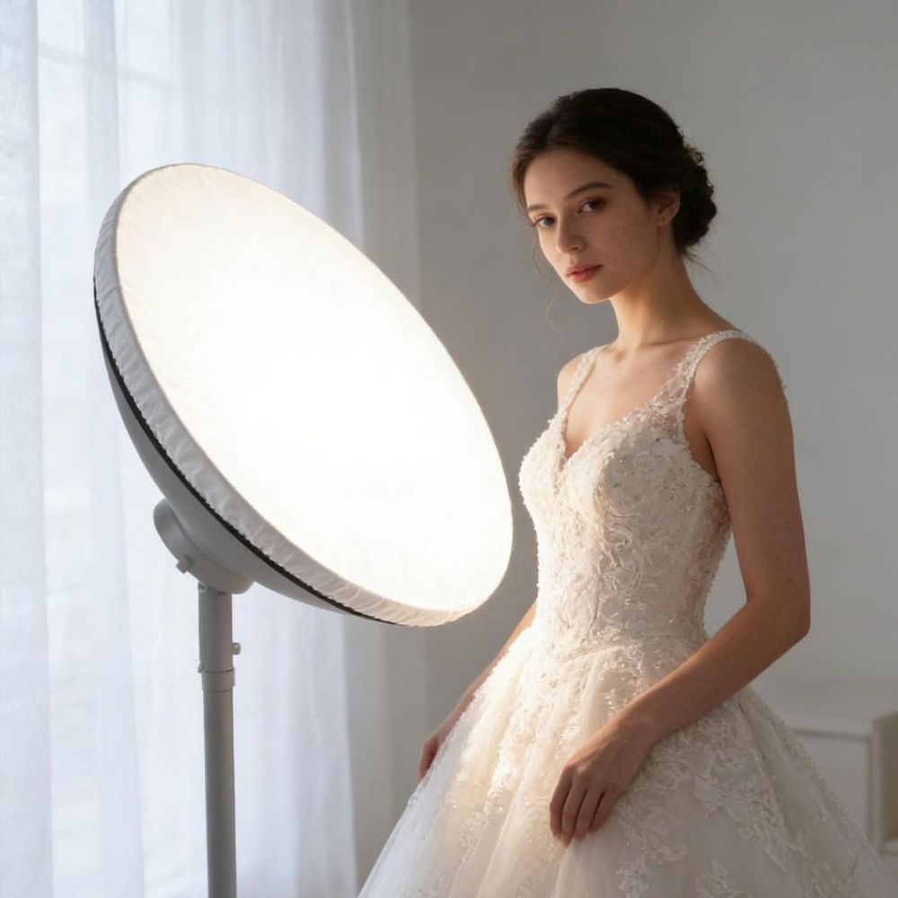 Beauty Dish 55Cm - Neuer Weißer Weicher Lichtdiffusor-Bezug Standard Nylon