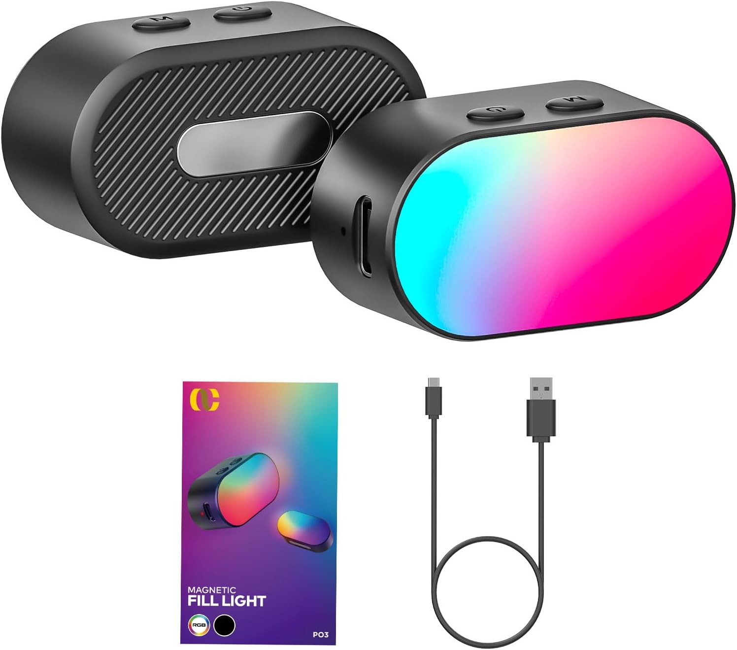 Quality Photography Lighting - AOCHUAN Mini RGB Magnetisches Fülllicht 3-Stopp-Helligkeit