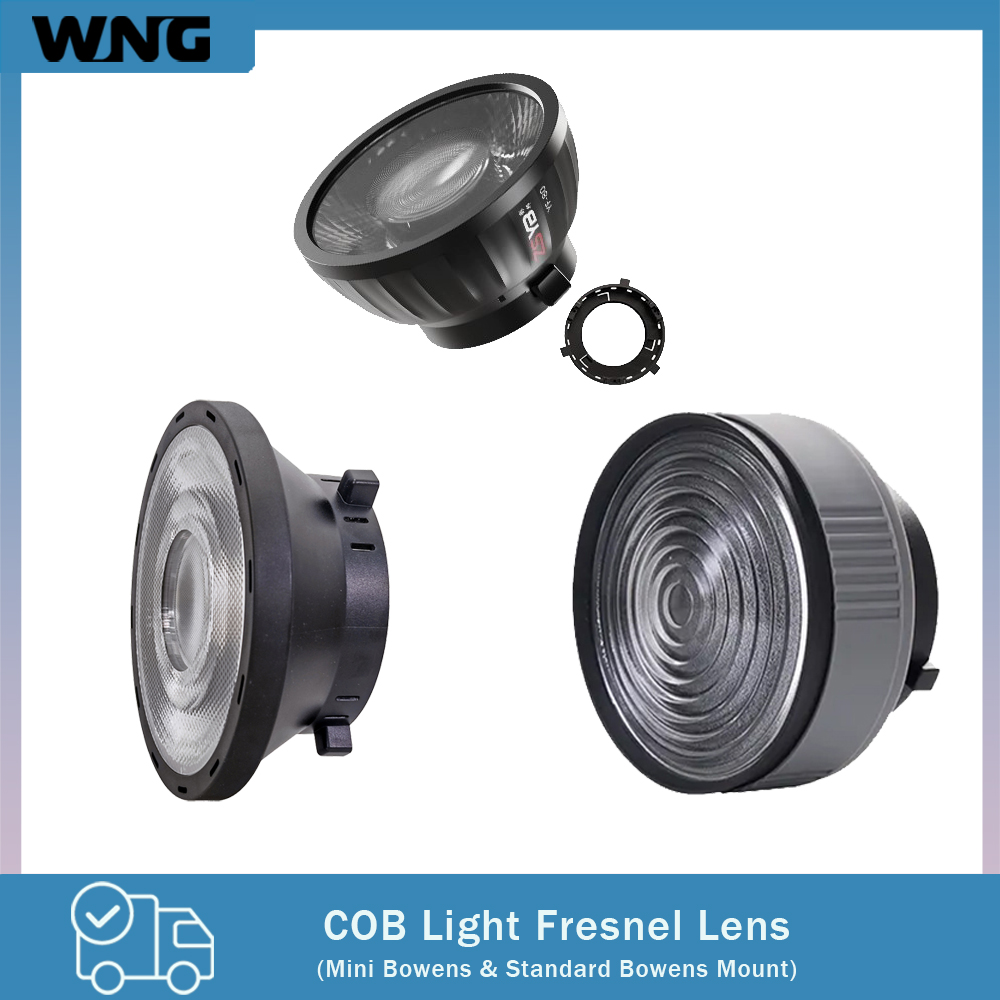 Photography Lighting Mount - Fresnel-Linse 15-55 Grad Einstellbarer Fokusadapter für
