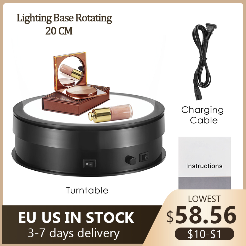 Photography Lighting For Jewelry - 20 CM Beleuchtung Basis 360 Grad