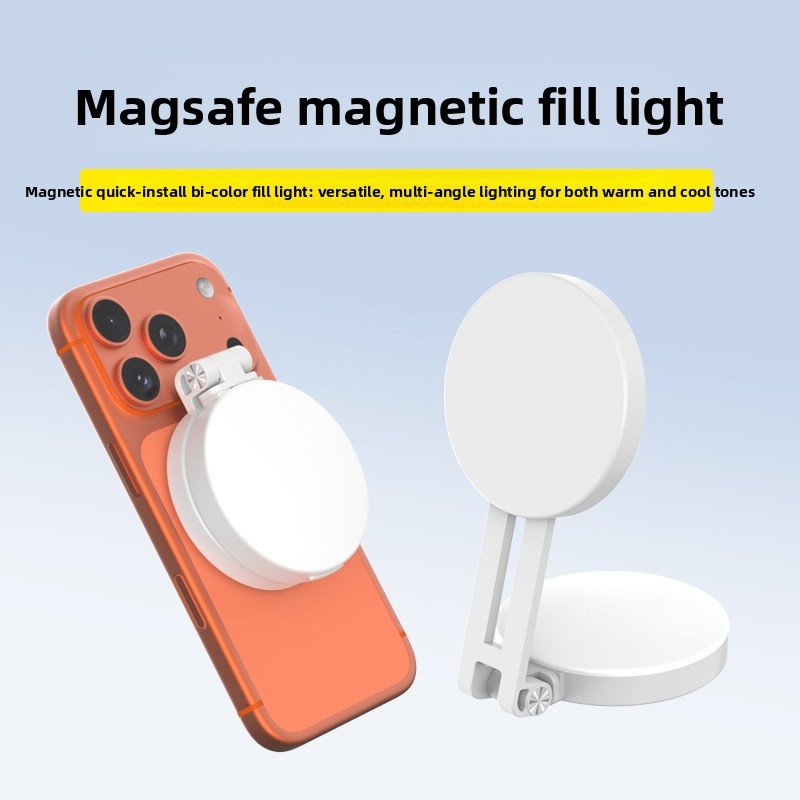 Photography Lighting Effects - Magsafe Handy LED-Ringlicht Tragbares Zweifarbiges Dimmbares