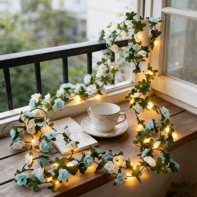 Flower Photography Led Lighting Pack - 3er-Pack (2 Blumenranken + 1 LED-Lichterkette)