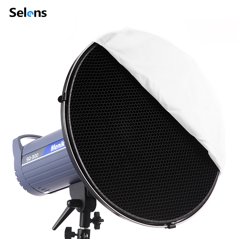 Beauty Dish 55Cm - Selens 55 cm silber/weißer Innenreflektor Beauty