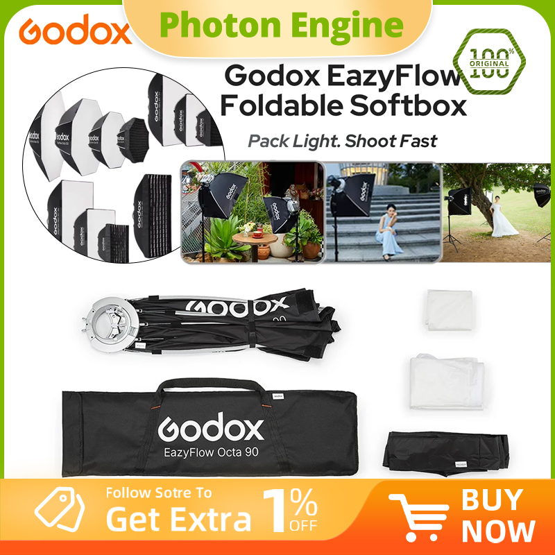 Photography Lighting Mount - Godox EazyFlow Serie Faltbare Softbox mit