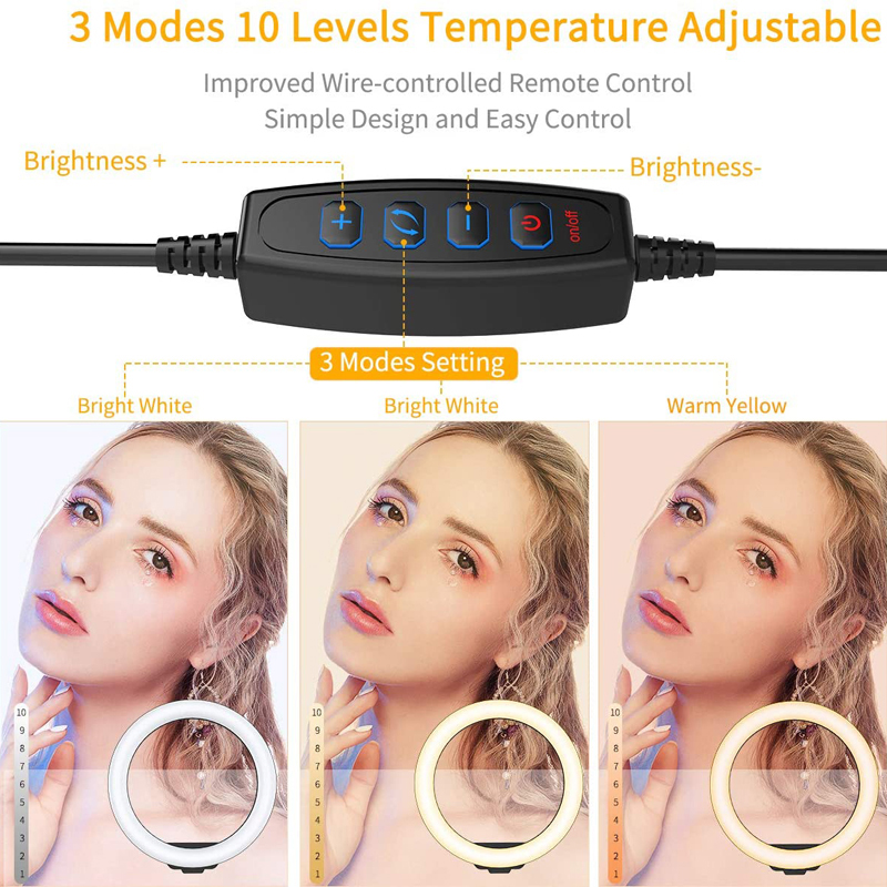 6/10/12 Zoll LED-Selfie-Ringli – Photography Lighting Circle Bewertung und Preis