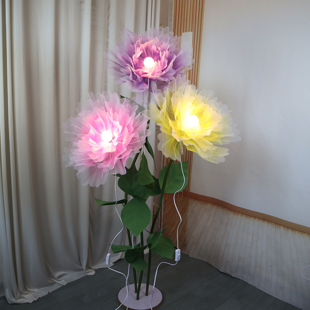 NEUE 3D-Blumenlichter, Stoff,  – Photography Lighting Layout Bewertung und Preis