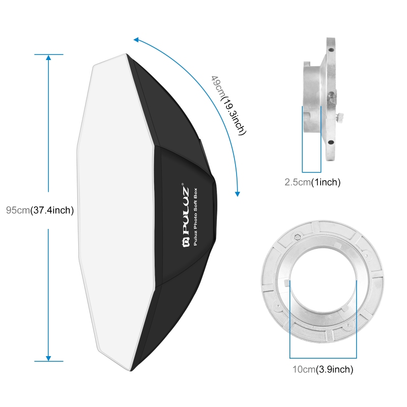 Puluz 95cm Achteck Fotografie  – Photography Lighting Mount Bewertung und Preis