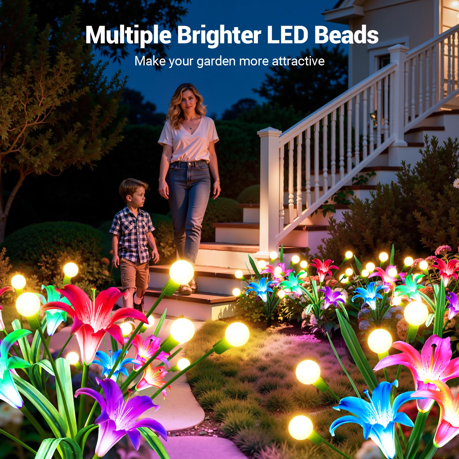 2/4er-Pack verbesserte Solarle – Flower Photography Led Lighting Pack Bewertung und Preis