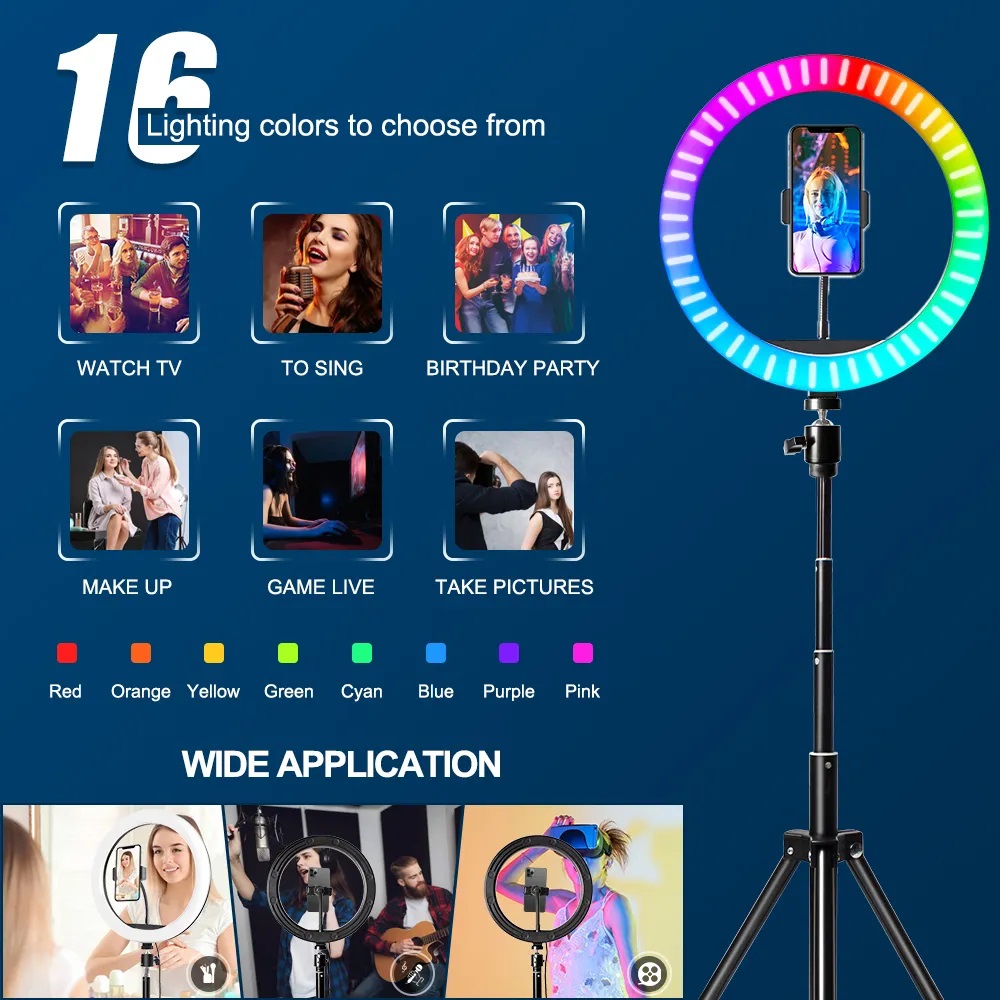 10-Zoll-RGB-Ringlicht mit Fern – Photography Lighting Circle Bewertung und Preis