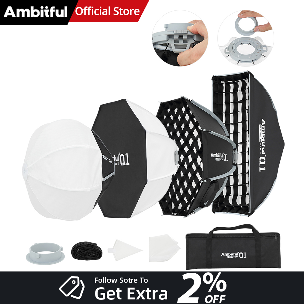 AMBITFUL Q1 Mini Bowens / GODO – Beauty Dish 55Cm Bewertung und Preis