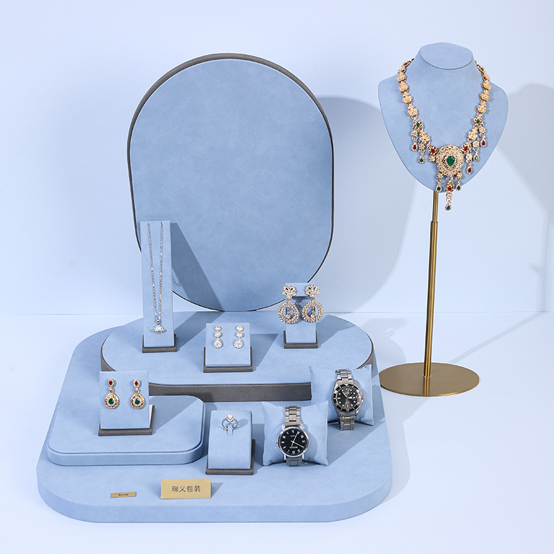 Hellblaues Mikrofaser-Schmuckp – Photography Lighting For Jewelry Bewertung und Preis