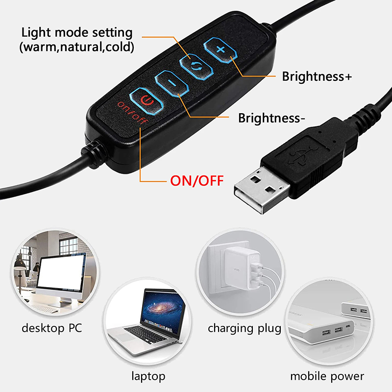 10-Zoll-LED-Selfie-Ringlicht,  – Photography Lighting Circle Bewertung und Preis