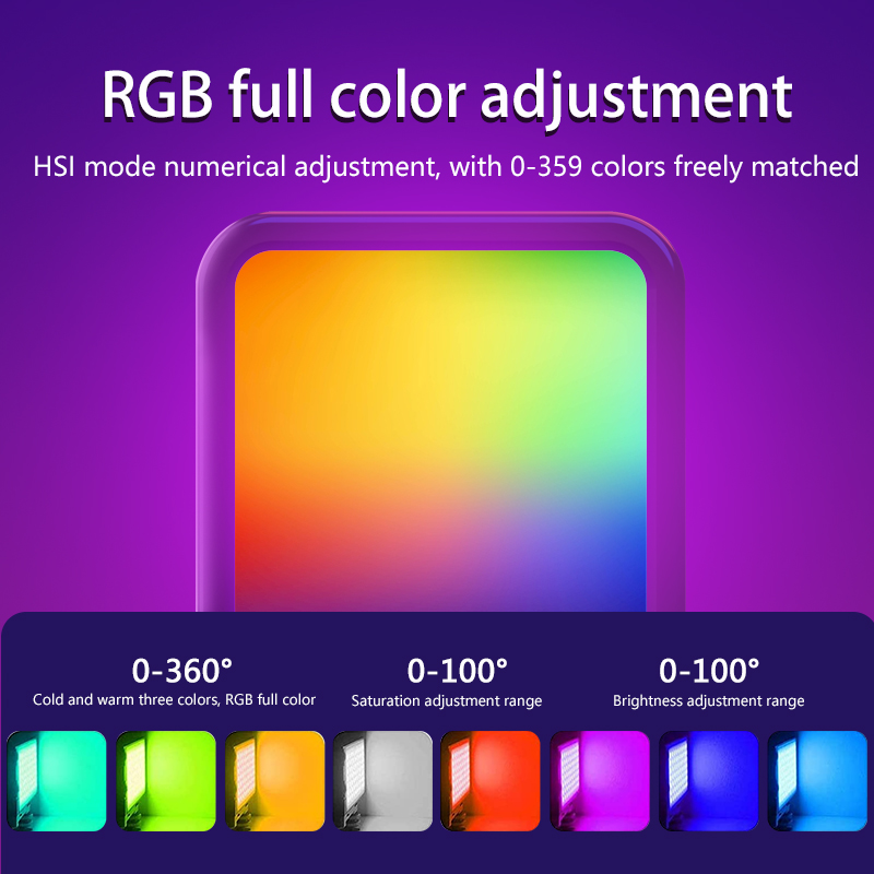 Tragbares Mini-RGB-Videolicht  – Photography Lighting Mount Bewertung und Preis