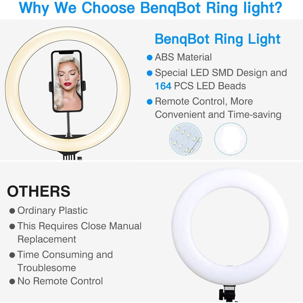 26 33 cm Videoleuchten, dimmba – Photography Lighting Circle Bewertung und Preis